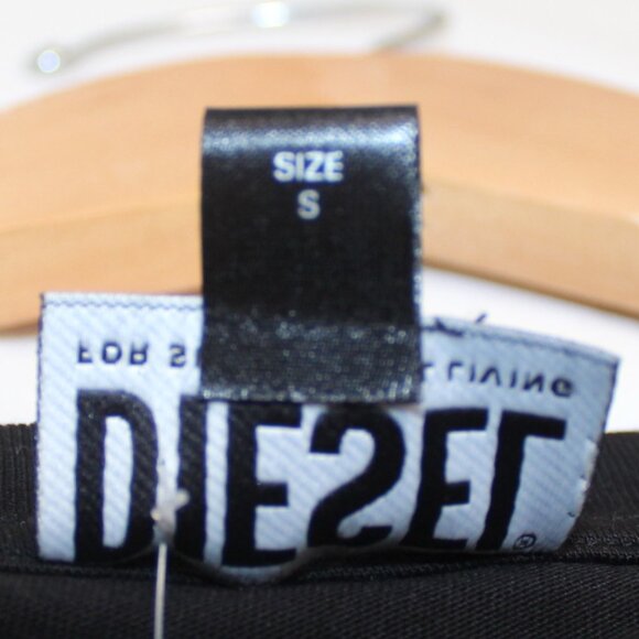 DIESEL "Observe! think! believe!" black t-shirt Size S - Picture 4 of 4